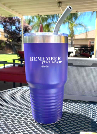 Remember Your Why Old School Tumbler