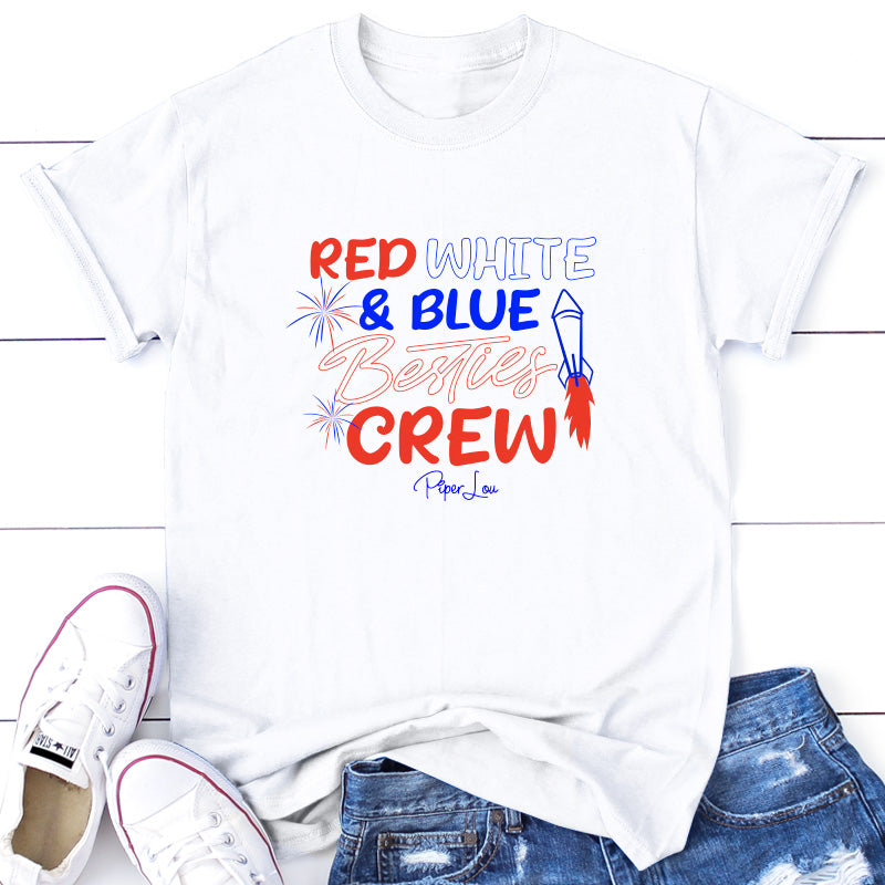 Red White & Blue Besties Crew