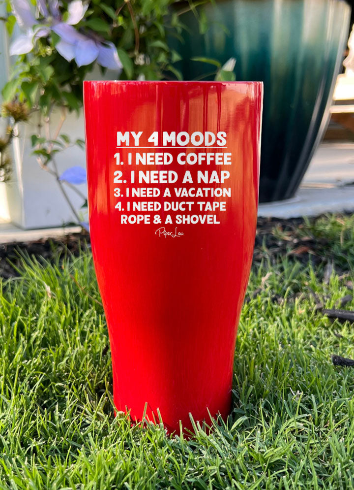 My 4 Moods Laser Etched Tumbler