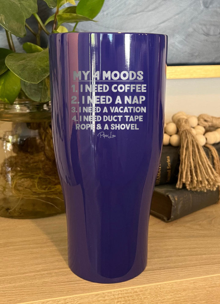 My 4 Moods Laser Etched Tumbler