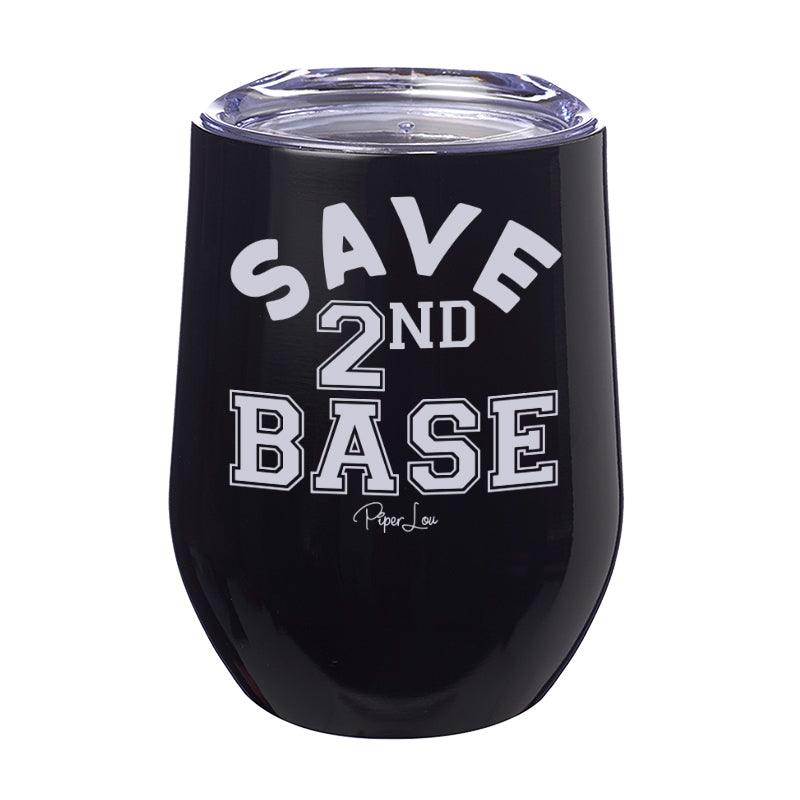 Breast Cancer Save Second Base Laser Etched Tumbler