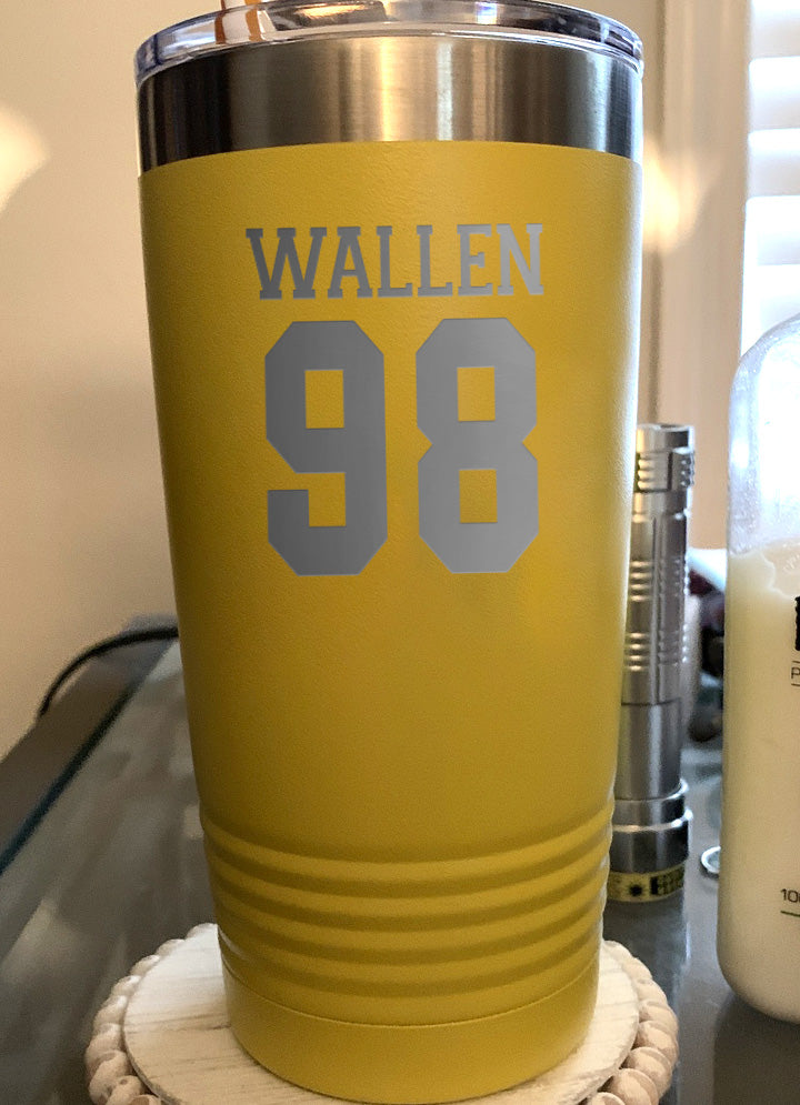 Wallen 98 Laser Etched Tumbler