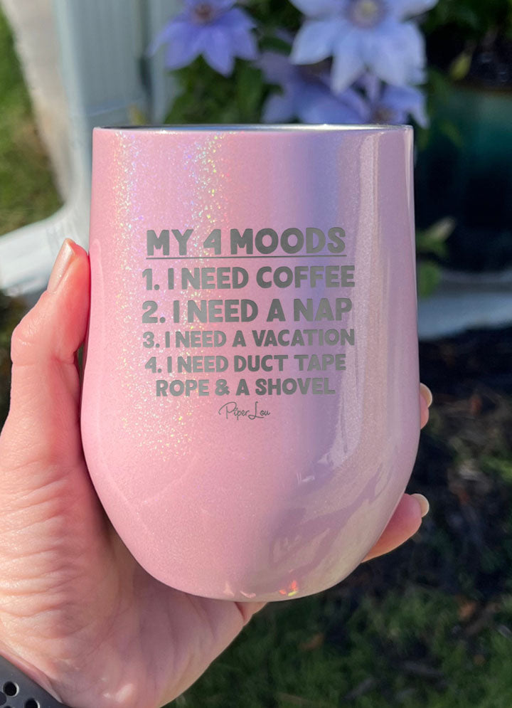 My 4 Moods Laser Etched Tumbler