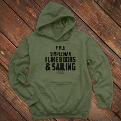 I Like Boobs And Sailing Men's Apparel