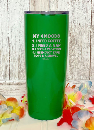 My 4 Moods Laser Etched Tumbler