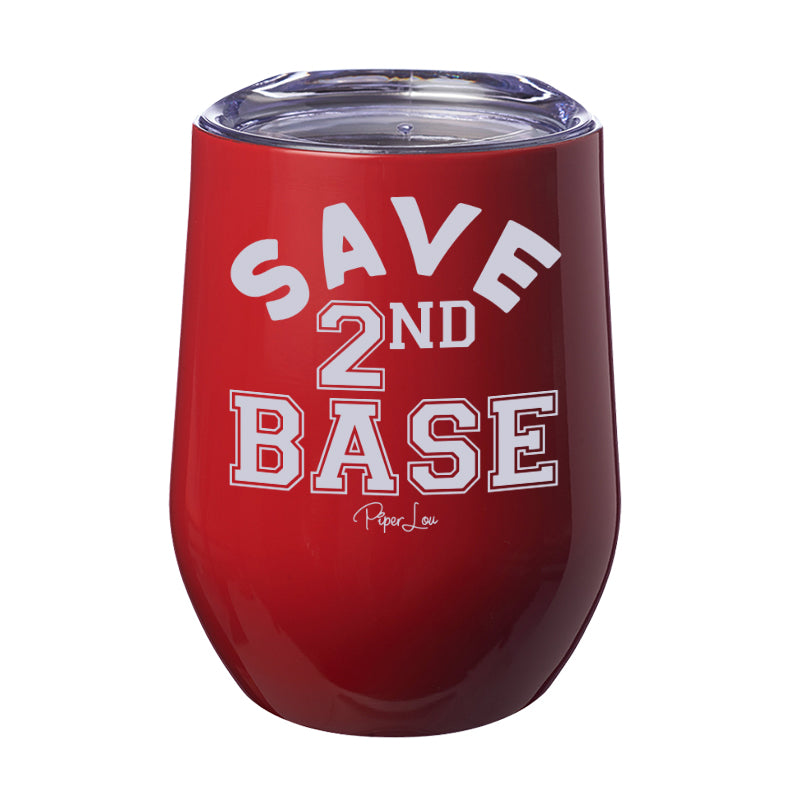 Breast Cancer Save Second Base Laser Etched Tumbler