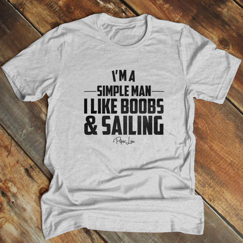 I Like Boobs And Sailing Men's Apparel