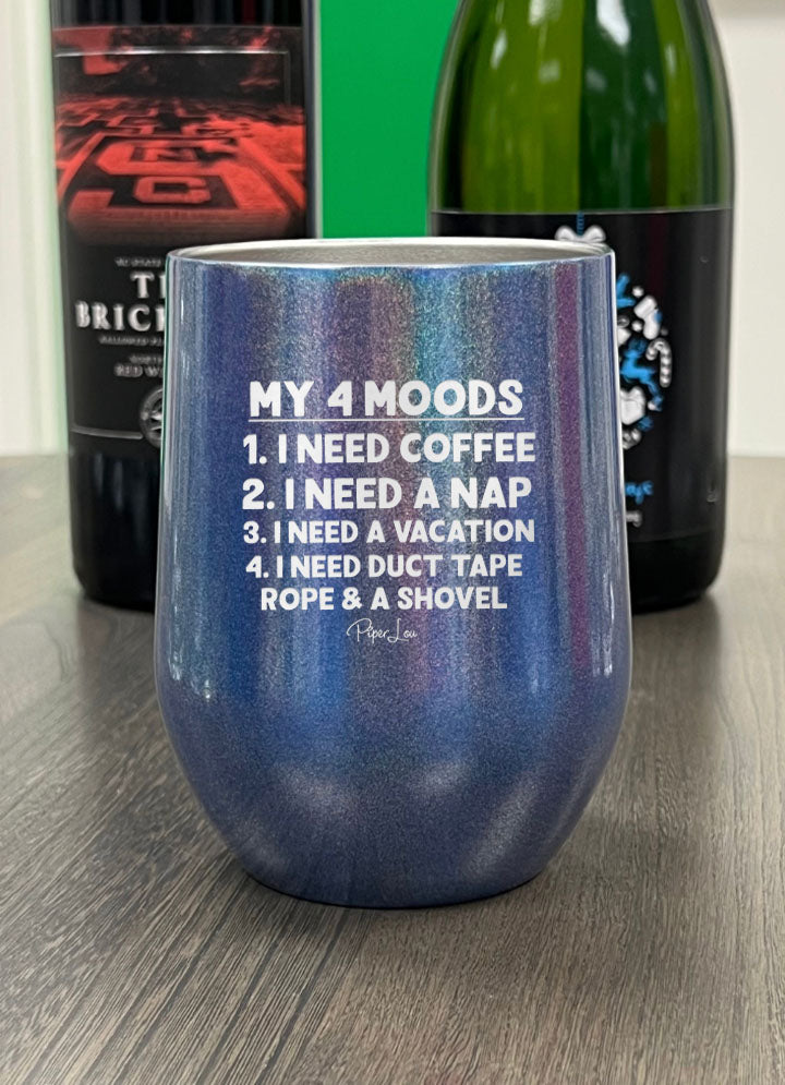 My 4 Moods Laser Etched Tumbler